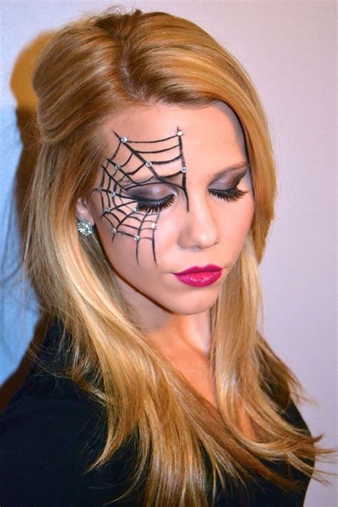 Maquillage Toile D araignée Visage Facile TUTO HALLOWEEN : Queen Sexy Spider (reine des araignées) 🕷🎃 - YouTube